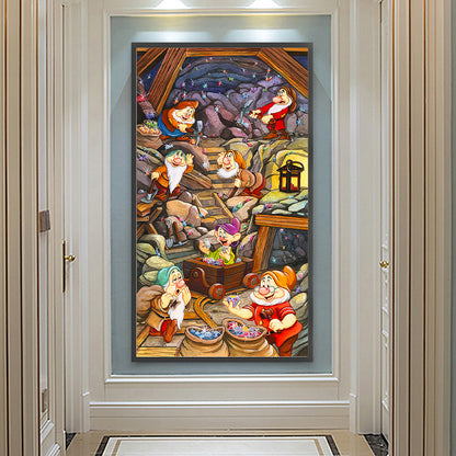 Seven Dwarfs - Full Round Drill Diamond Painting 40*70CM