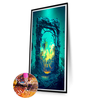 Gate To Another World - Full Round Drill Diamond Painting 40*80CM