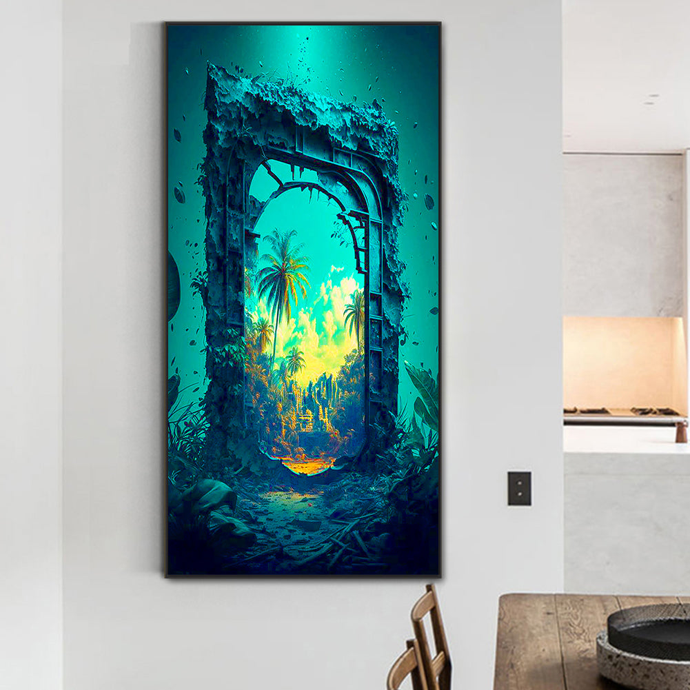 Gate To Another World - Full Round Drill Diamond Painting 40*80CM