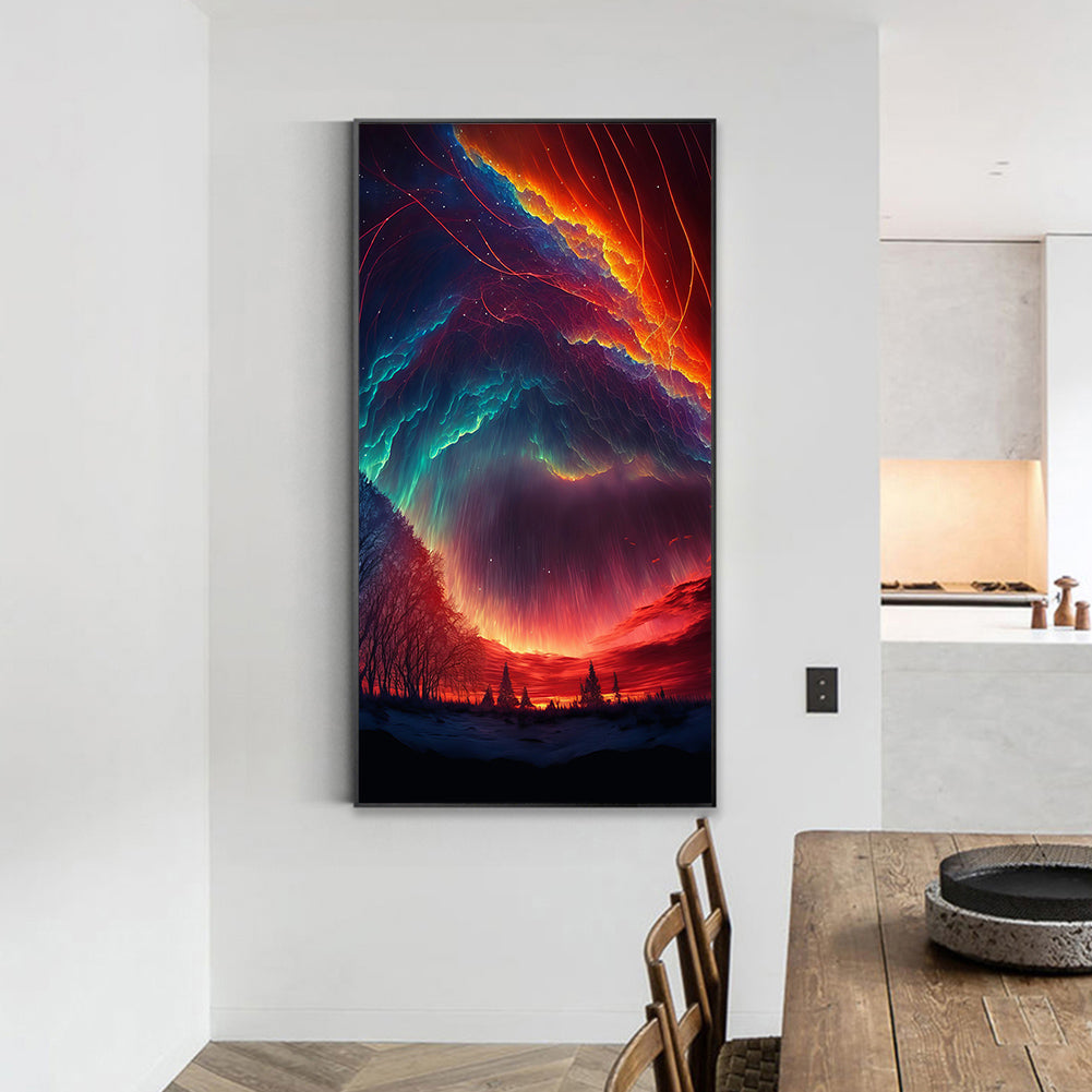 Night Aurora - Full Round Drill Diamond Painting 40*70CM