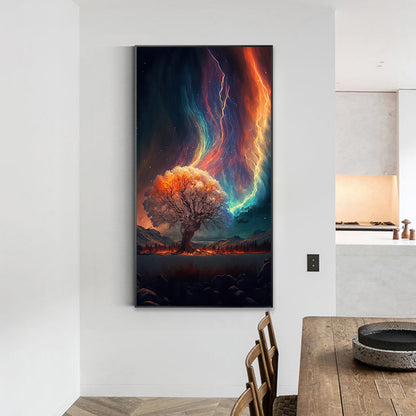 Night Aurora - Full Round Drill Diamond Painting 40*70CM