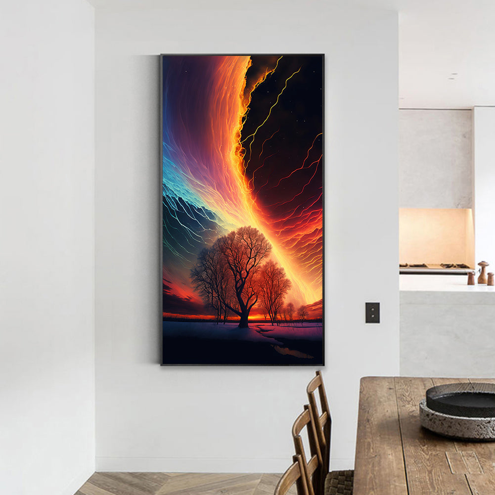 Night Aurora - Full Round Drill Diamond Painting 40*70CM