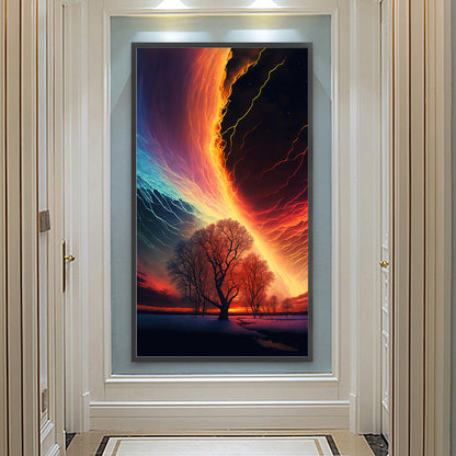 Night Aurora - Full Round Drill Diamond Painting 40*70CM