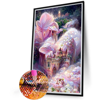 Fantasy Castle - Full Round Drill Diamond Painting 40*60CM