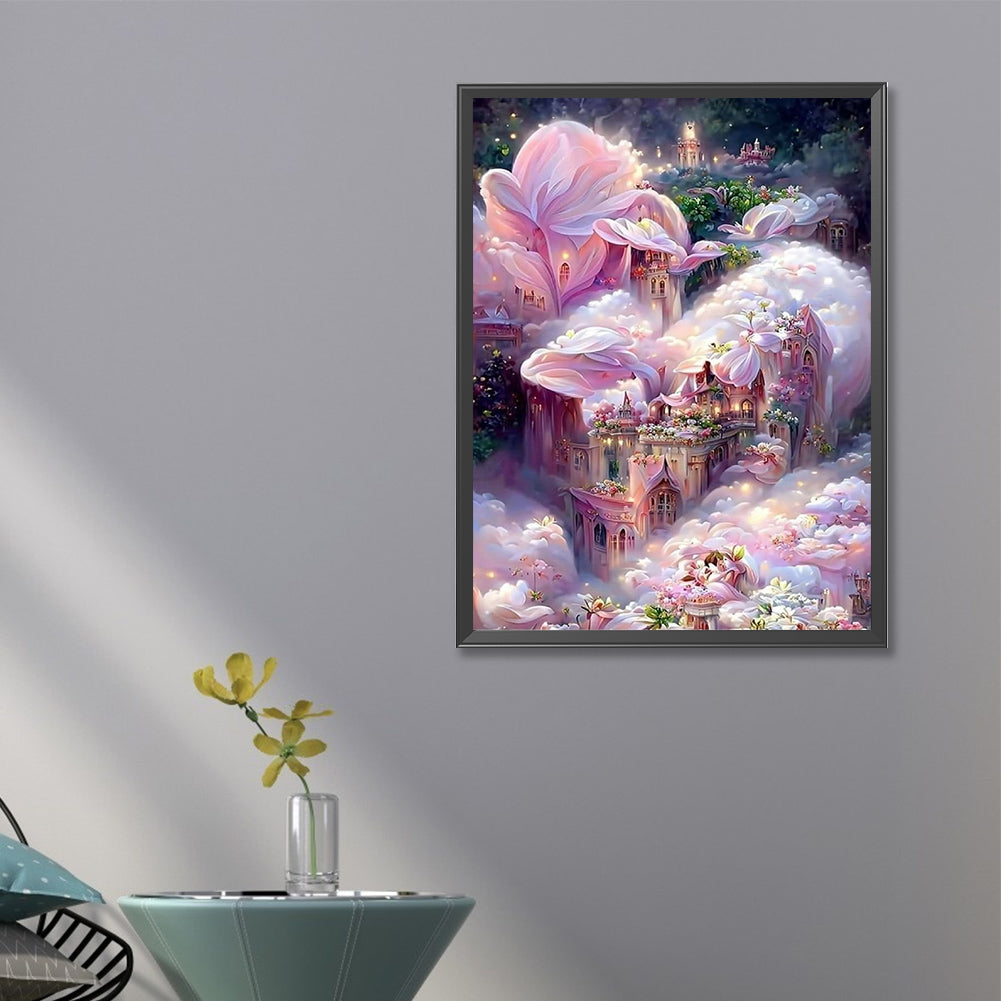 Fantasy Castle - Full Round Drill Diamond Painting 40*60CM