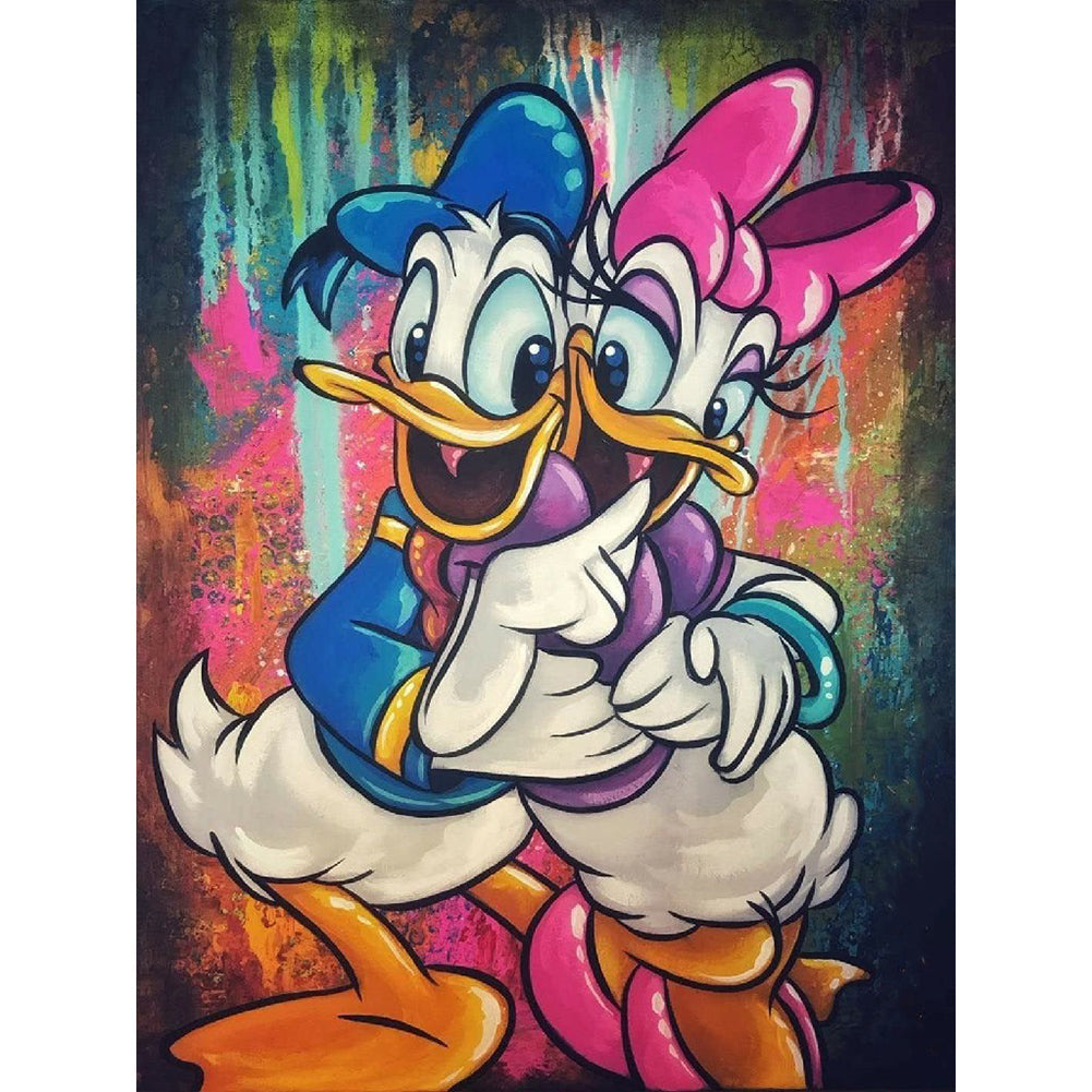 Donald Duck - Full Round Drill Diamond Painting 30*40CM
