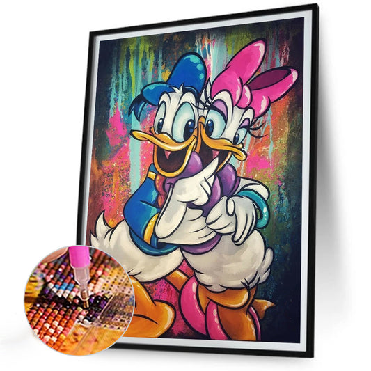 Donald Duck - Full Round Drill Diamond Painting 30*40CM