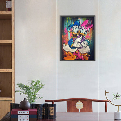 Donald Duck - Full Round Drill Diamond Painting 30*40CM