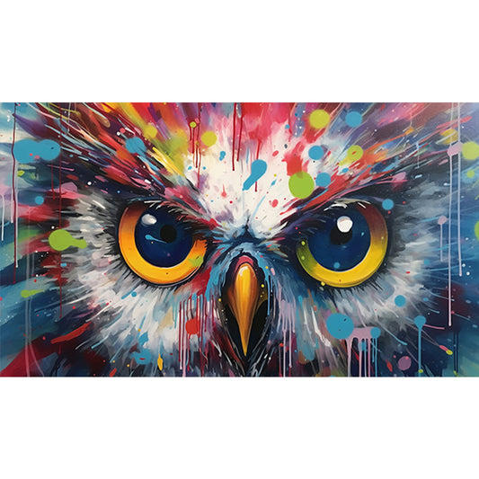 Owl - Full Round Drill Diamond Painting 70*40CM