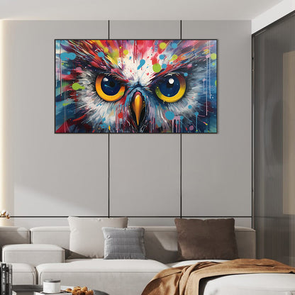 Owl - Full Round Drill Diamond Painting 70*40CM