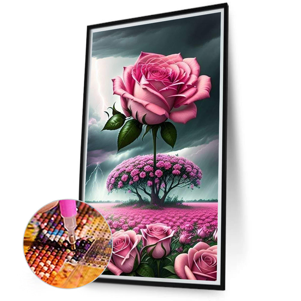 Rose - Full Round Drill Diamond Painting 40*70cm