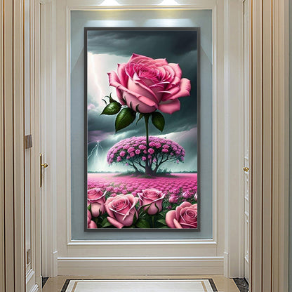 Rose - Full Round Drill Diamond Painting 40*70cm
