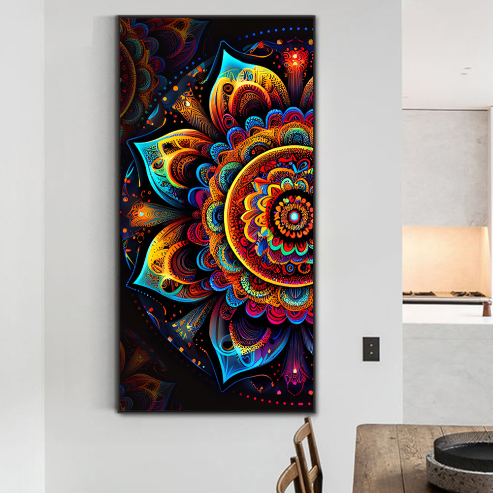 Twin Mandala - Full Round Drill Diamond Painting 40*80cm