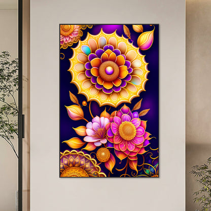 Flowers And Plants - Full Round Drill Diamond Painting 45*70cm
