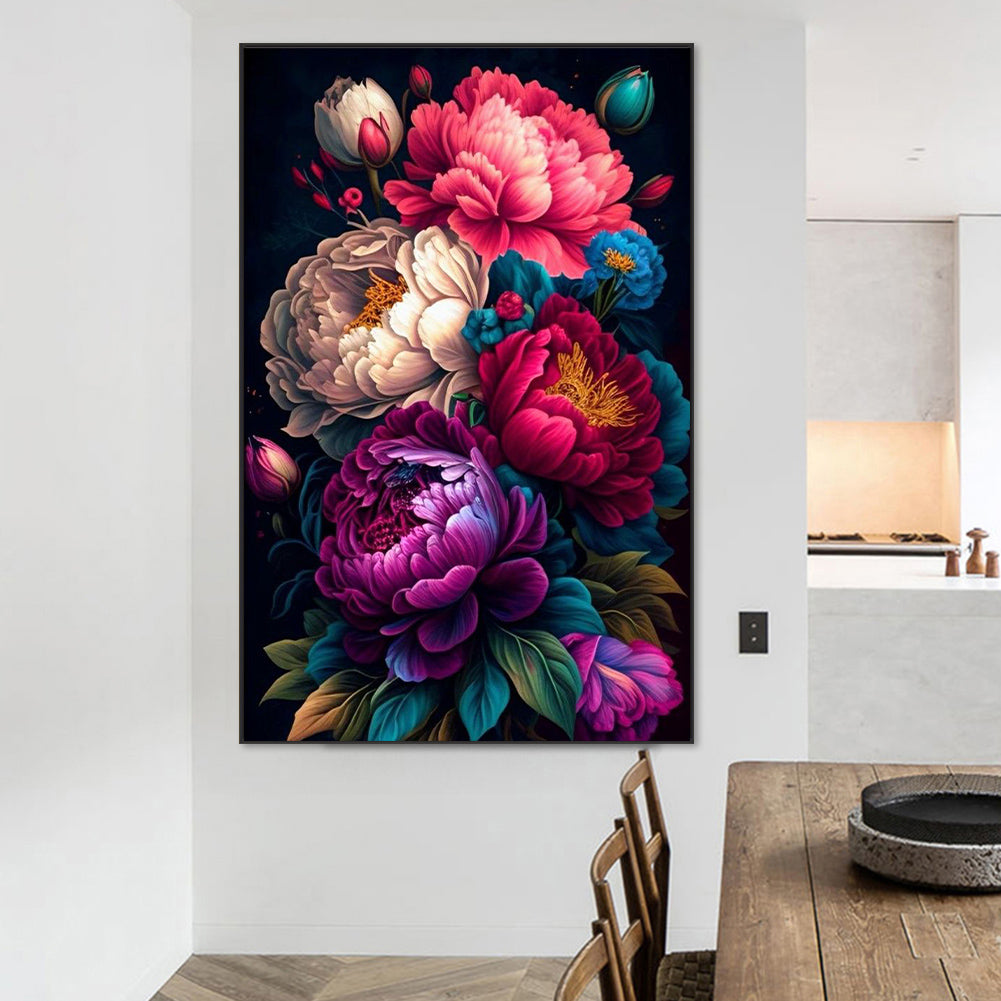Flowers And Plants - Full Round Drill Diamond Painting 45*70cm