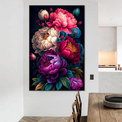 Flowers And Plants - Full Round Drill Diamond Painting 45*70cm