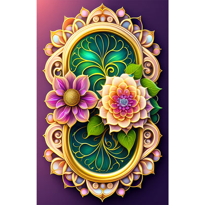 Flowers And Plants - Full Round Drill Diamond Painting 45*70cm