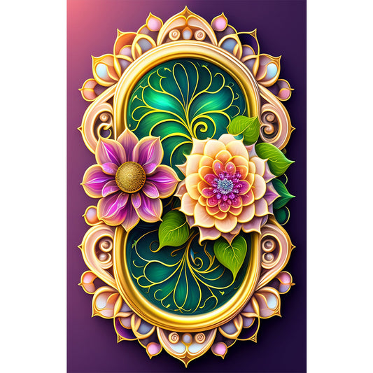 Flowers And Plants - Full Round Drill Diamond Painting 45*70cm