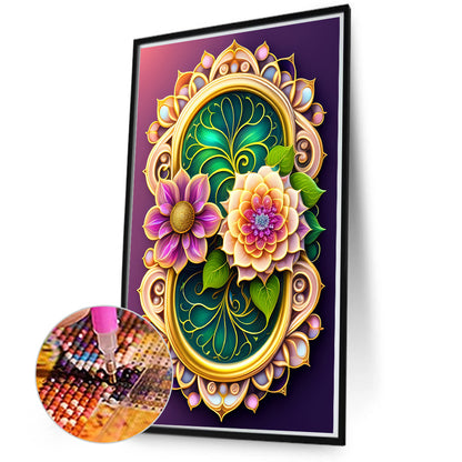 Flowers And Plants - Full Round Drill Diamond Painting 45*70cm