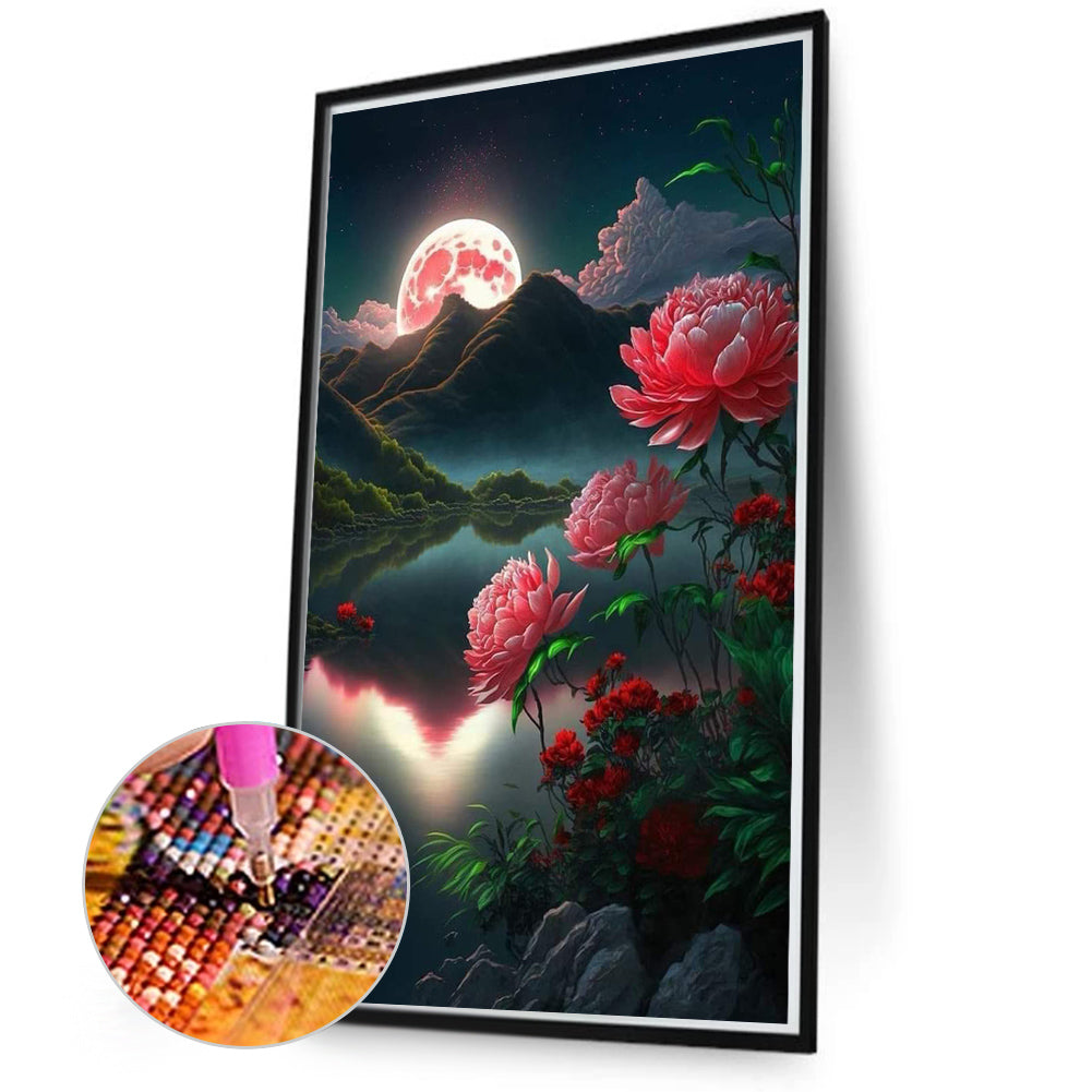 Flowers And Plants - Full Round Drill Diamond Painting 45*70cm