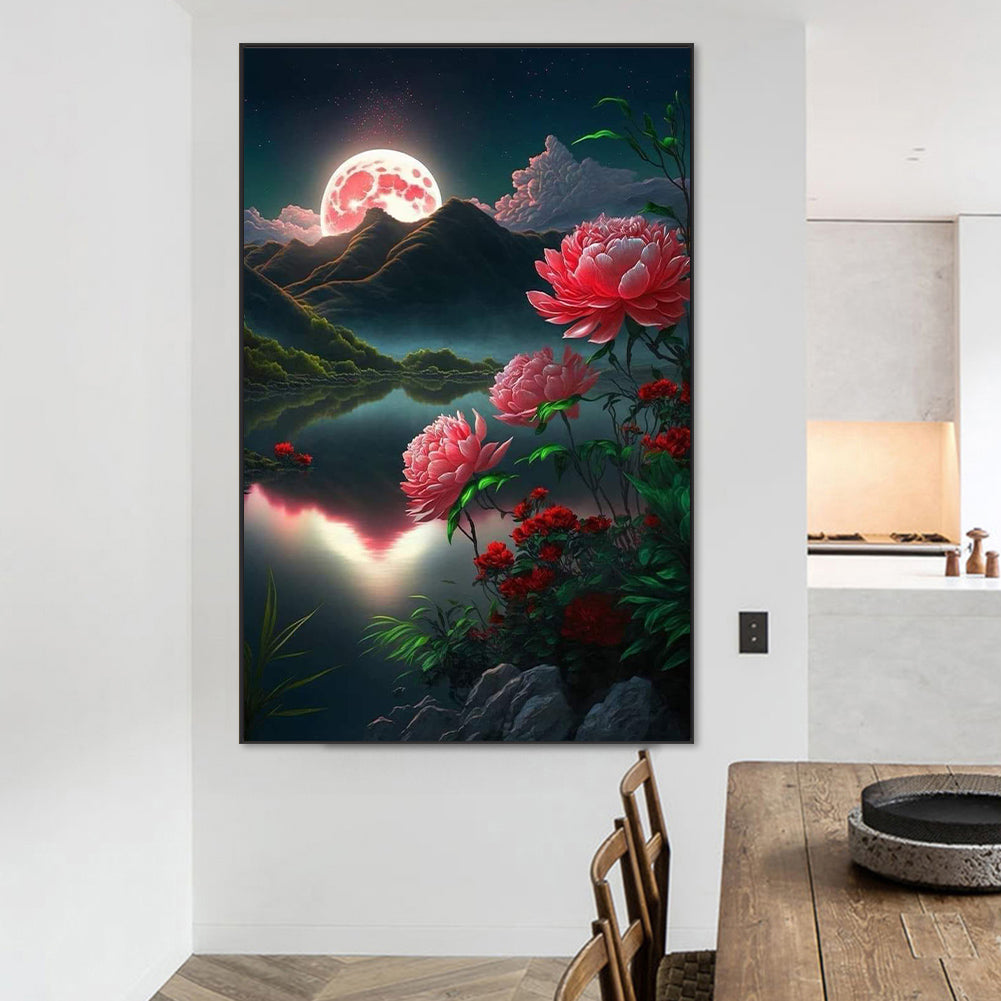 Flowers And Plants - Full Round Drill Diamond Painting 45*70cm