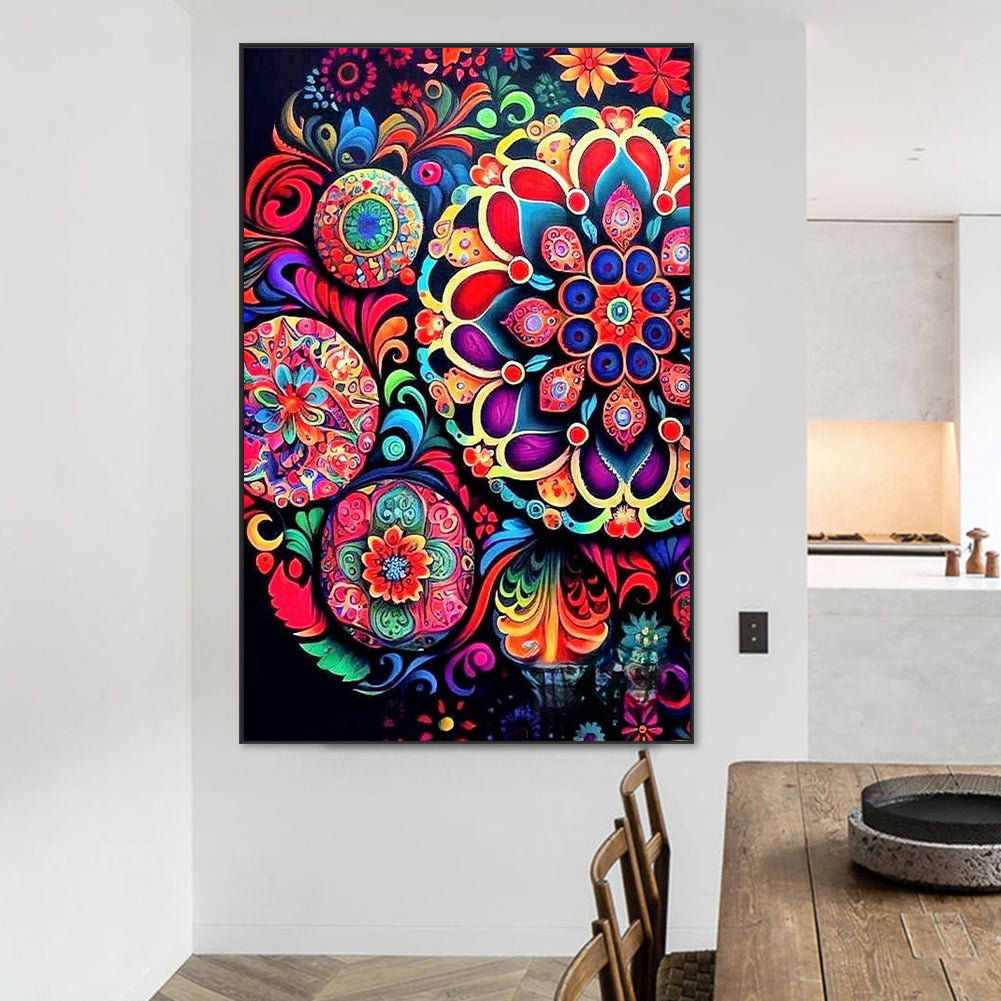 Flowers And Plants - Full Round Drill Diamond Painting 45*70cm