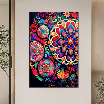 Flowers And Plants - Full Round Drill Diamond Painting 45*70cm