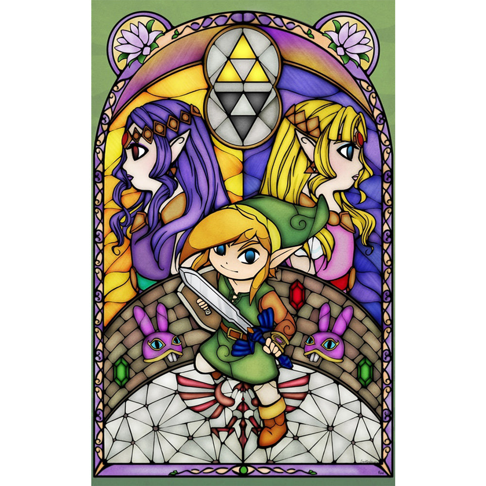 Zelda Art - Full Round Drill Diamond Painting 50*80CM