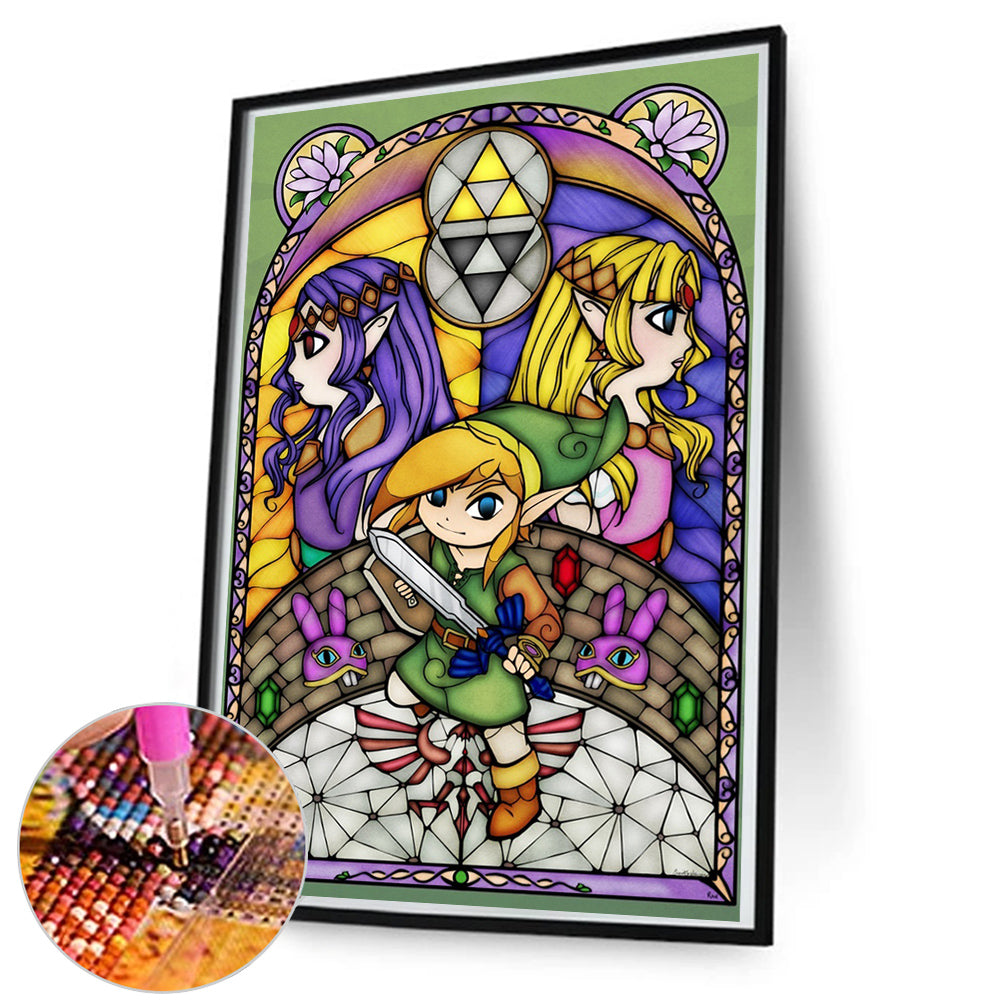 Zelda Art - Full Round Drill Diamond Painting 50*80CM