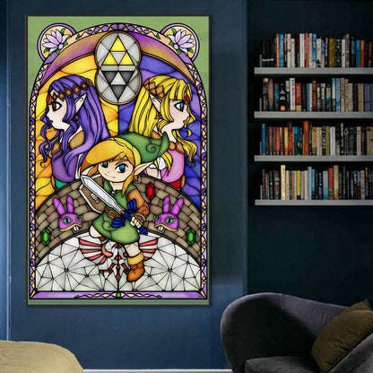 Zelda Art - Full Round Drill Diamond Painting 50*80CM