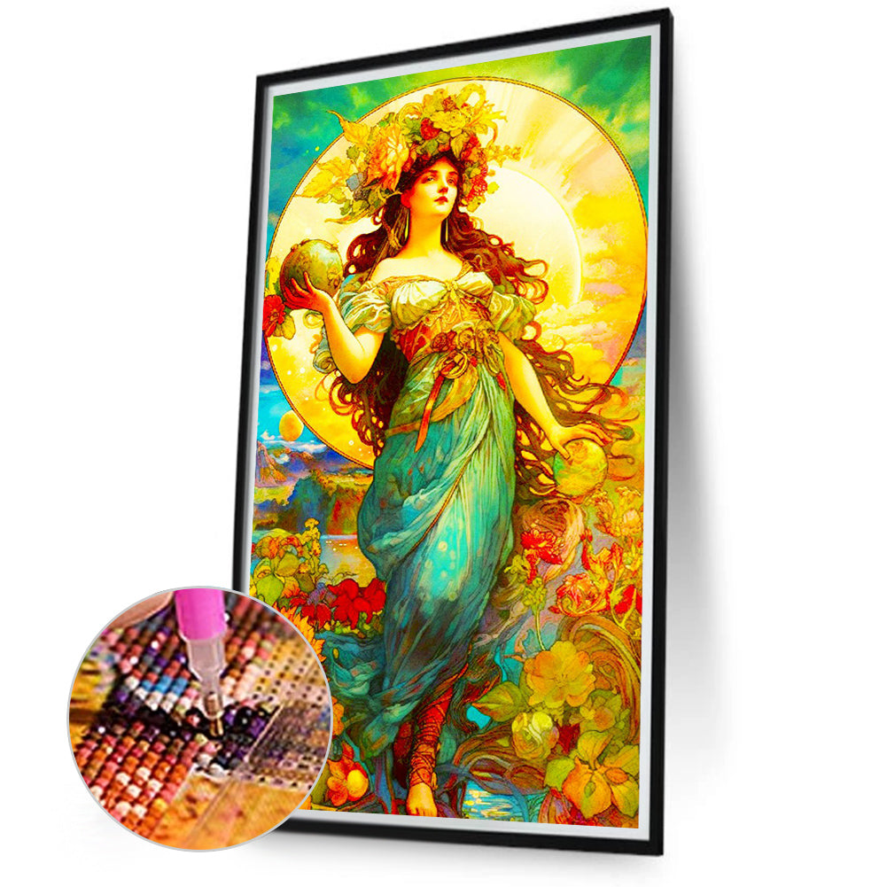 Harvest Goddess - Full Round Drill Diamond Painting 40*70CM
