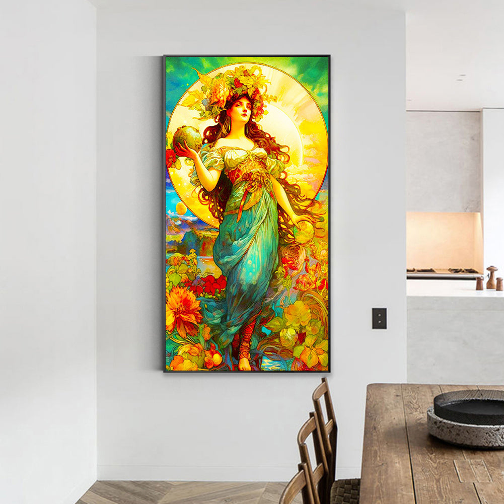 Harvest Goddess - Full Round Drill Diamond Painting 40*70CM