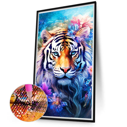 Tiger - Full Round Drill Diamond Painting 40*70CM