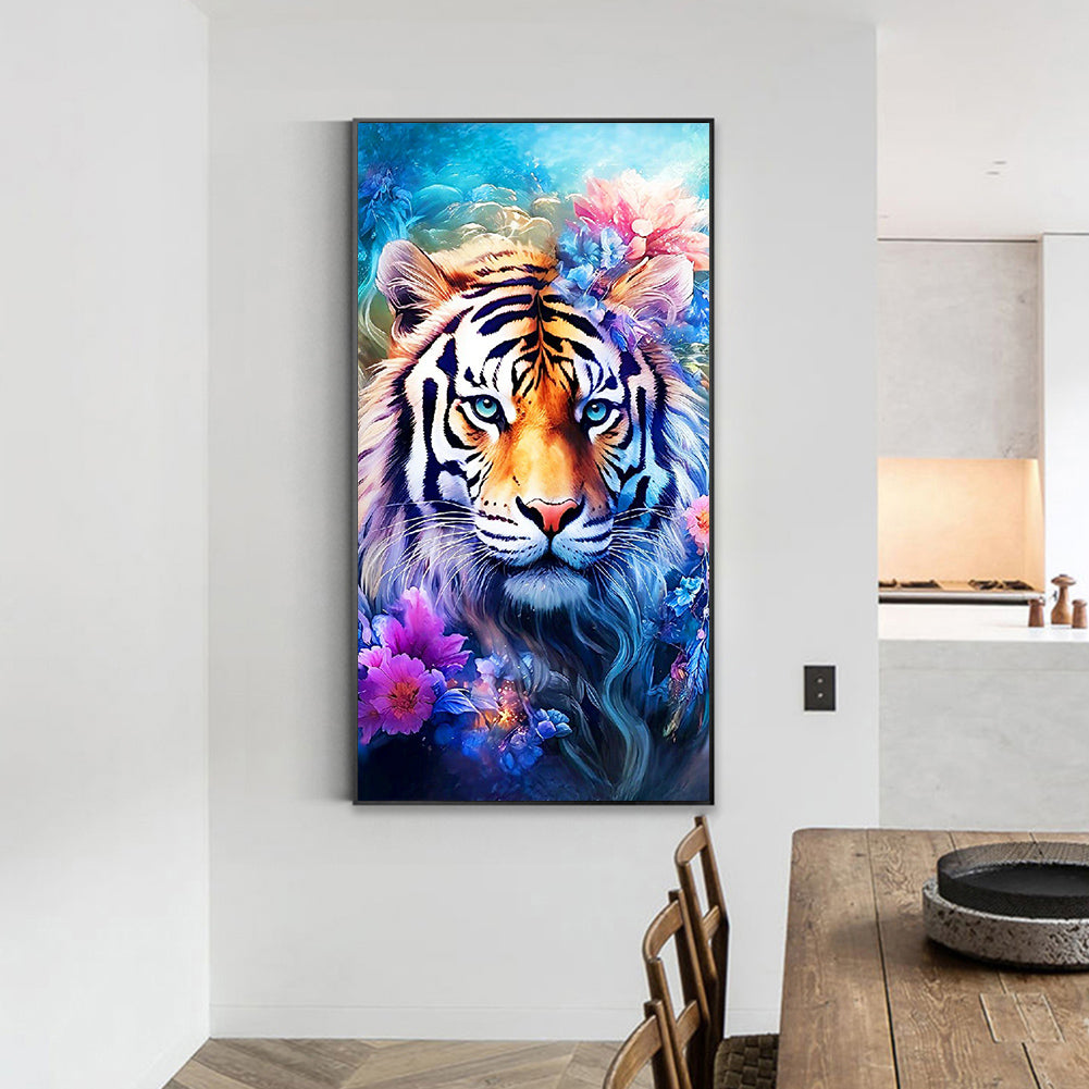 Tiger - Full Round Drill Diamond Painting 40*70CM