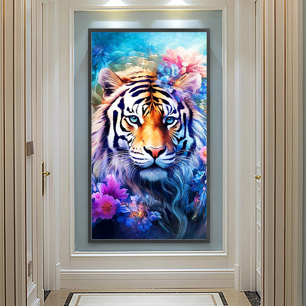 Tiger - Full Round Drill Diamond Painting 40*70CM