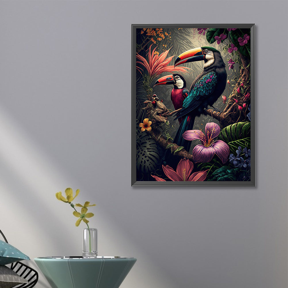 Toucan - Full Round Drill Diamond Painting 40*60CM
