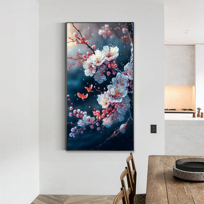 Flower Branch - Full Round Drill Diamond Painting 40*70CM