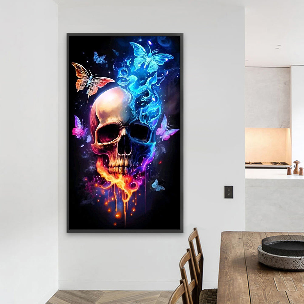 Skeleton Butterfly - Full Square Drill Diamond Painting 40*70CM