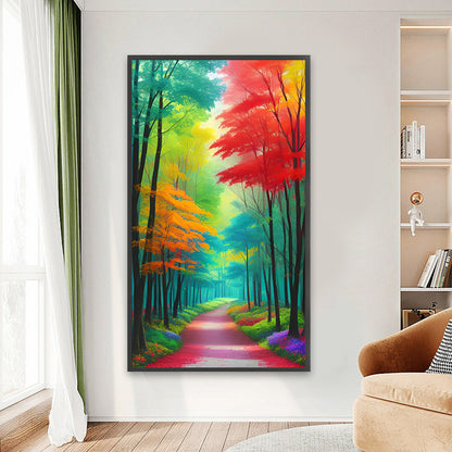 Colorful Woods - Full Round Drill Diamond Painting 45*80CM