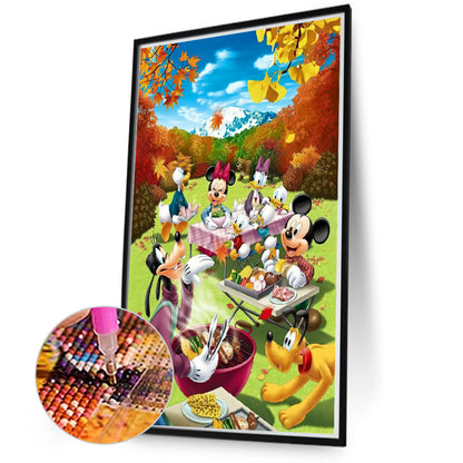 Mickey Mouse Party - Full Round Drill Diamond Painting 50*70CM