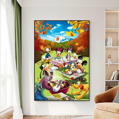 Mickey Mouse Party - Full Round Drill Diamond Painting 50*70CM