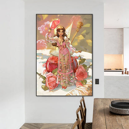 Princess Rose - Full Round Drill Diamond Painting 50*70CM
