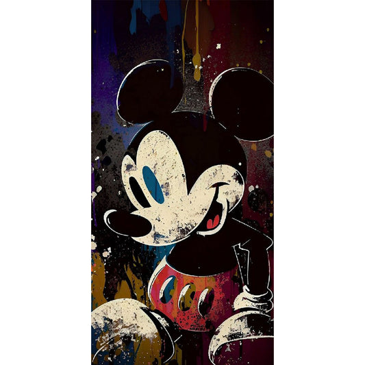 Mickey Mouse - Full Round Drill Diamond Painting 40*80CM