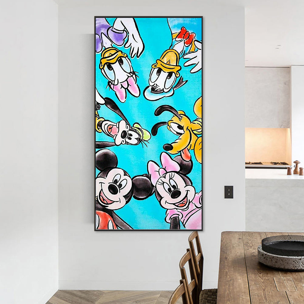 Mickey Mouse - Full Round Drill Diamond Painting 40*80CM