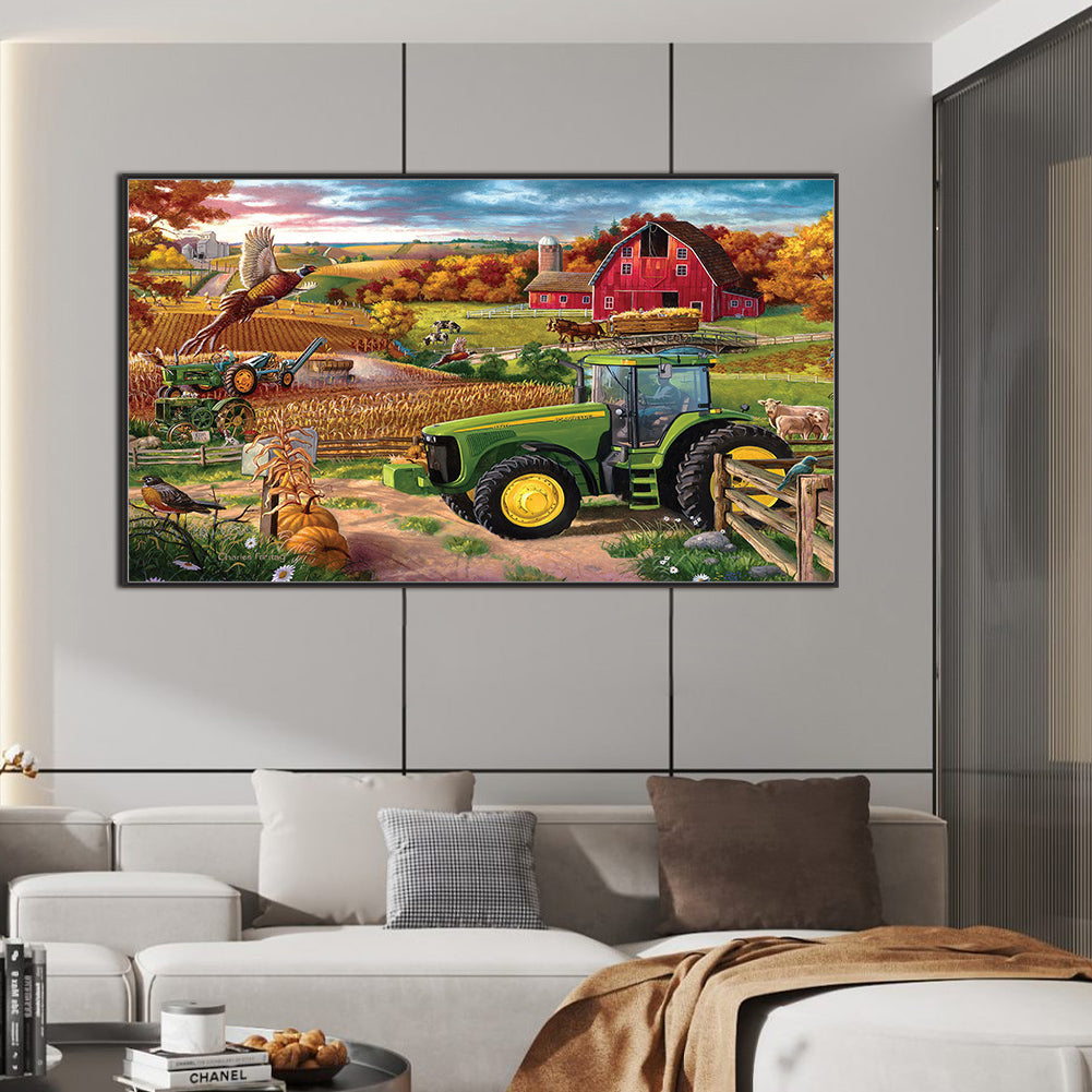 Farm Estate - Full Square Drill Diamond Painting 70*40CM