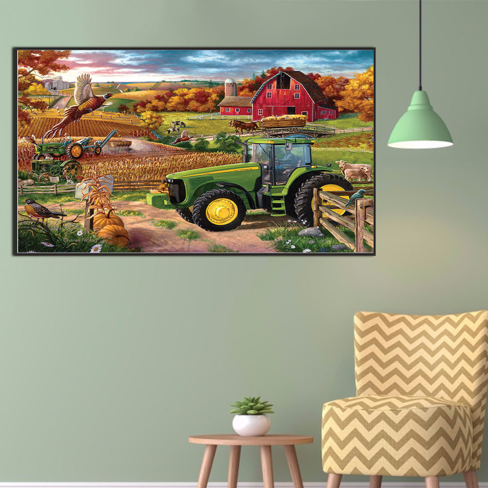 Farm Estate - Full Square Drill Diamond Painting 70*40CM