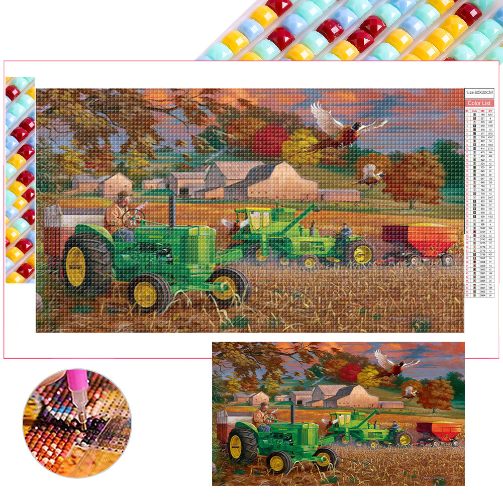 Farm Estate - Full Square Drill Diamond Painting 70*40CM