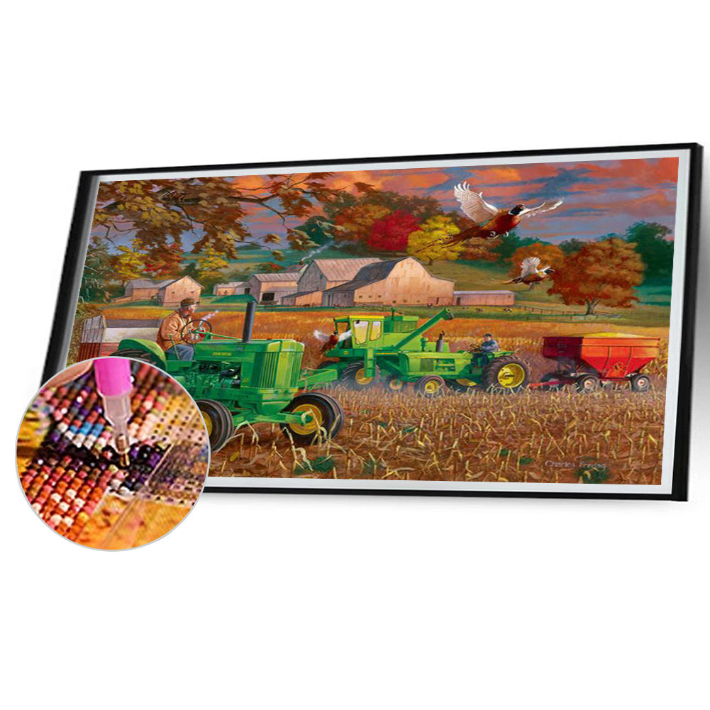 Farm Estate - Full Square Drill Diamond Painting 70*40CM