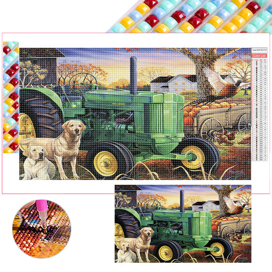 Farm Estate - Full Square Drill Diamond Painting 70*40CM