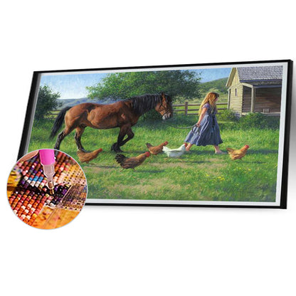 Farm Estate - Full Square Drill Diamond Painting 70*40CM